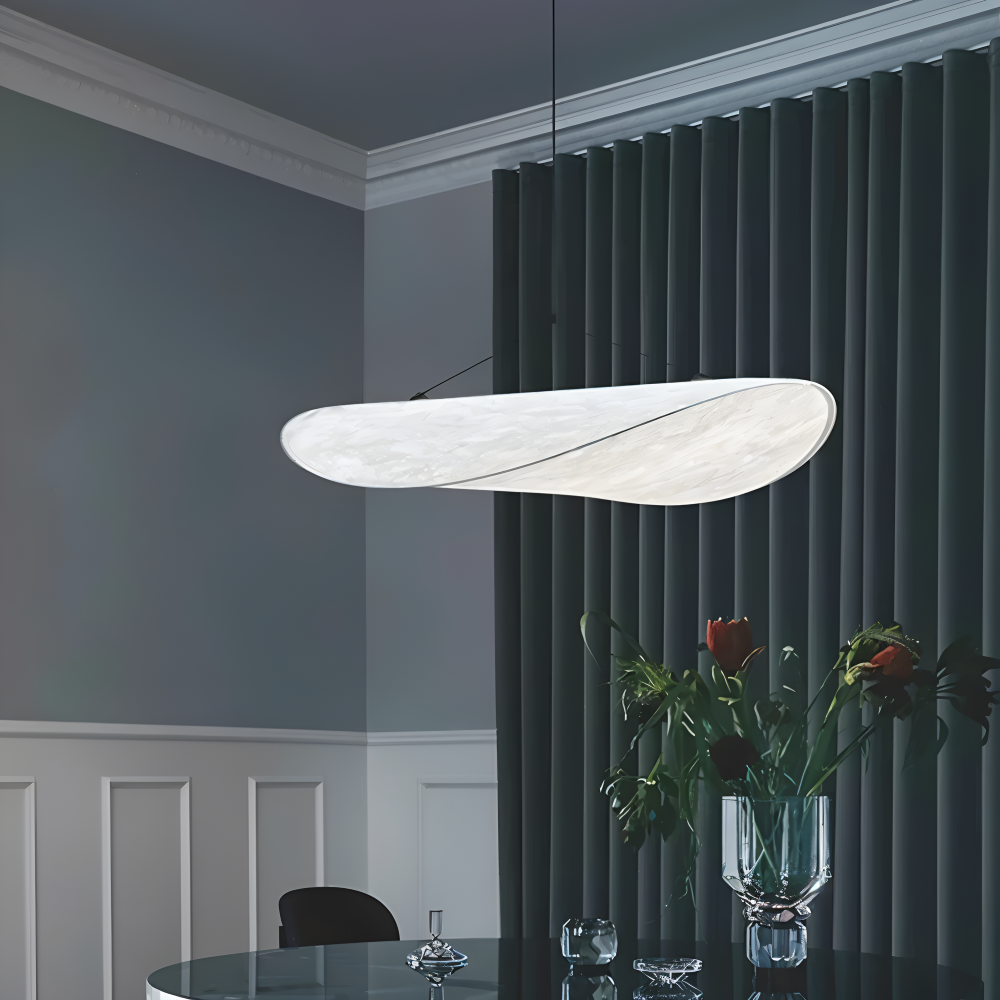 Moderne Handgemaakte LED Hanglamp Van Stof