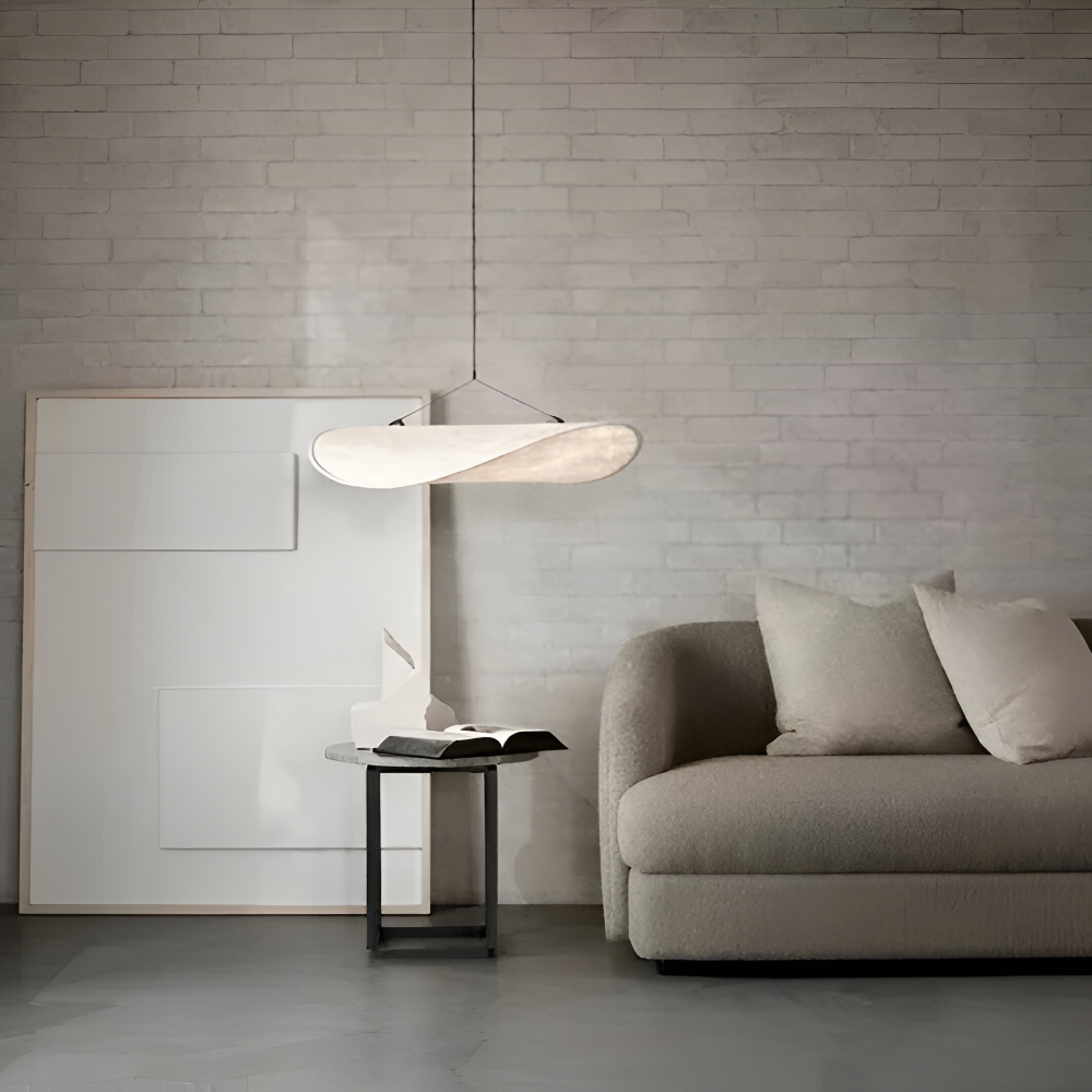 Moderne Handgemaakte LED Hanglamp Van Stof