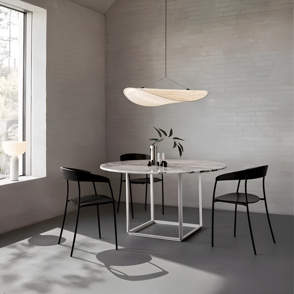 Moderne Handgemaakte LED Hanglamp Van Stof