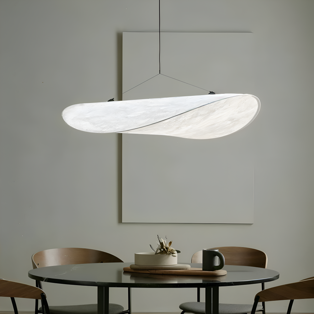 Moderne Handgemaakte LED Hanglamp Van Stof
