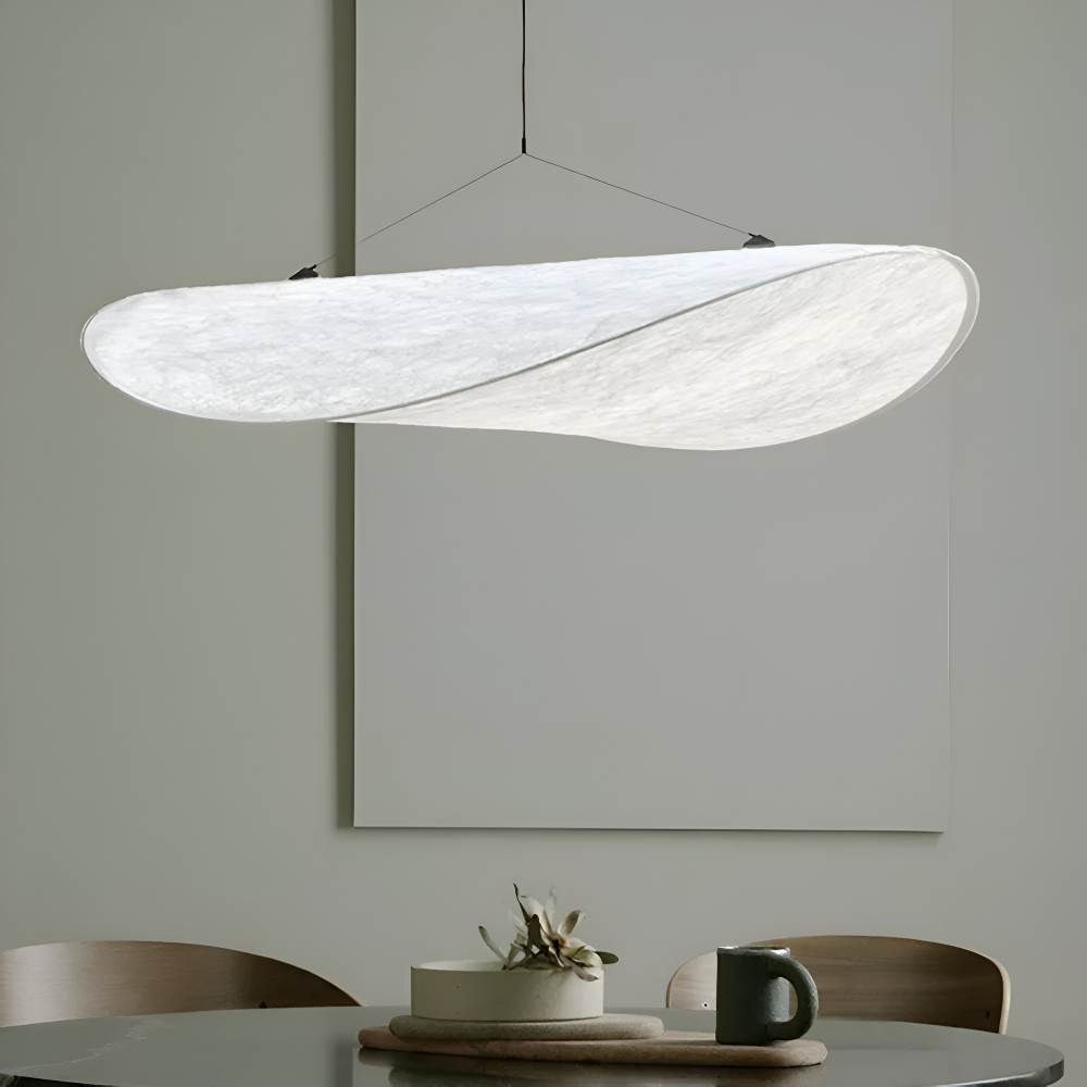 Moderne Handgemaakte LED Hanglamp Van Stof