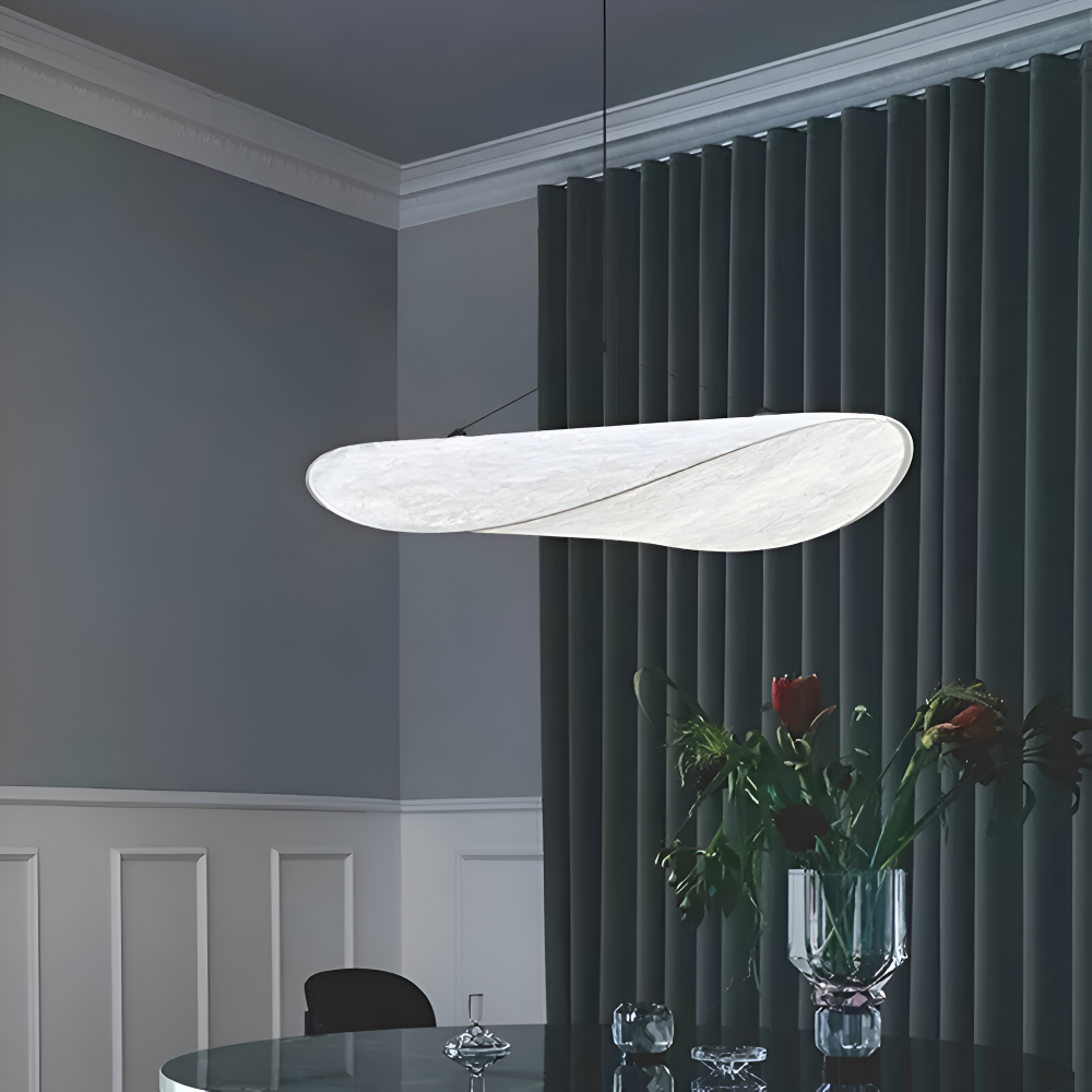 Moderne Handgemaakte LED Hanglamp Van Stof