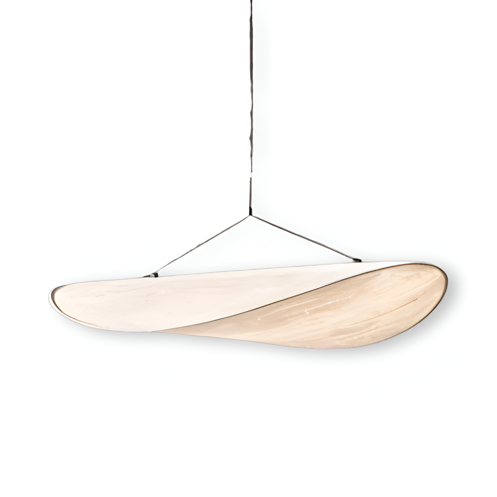 Moderne Handgemaakte LED Hanglamp Van Stof
