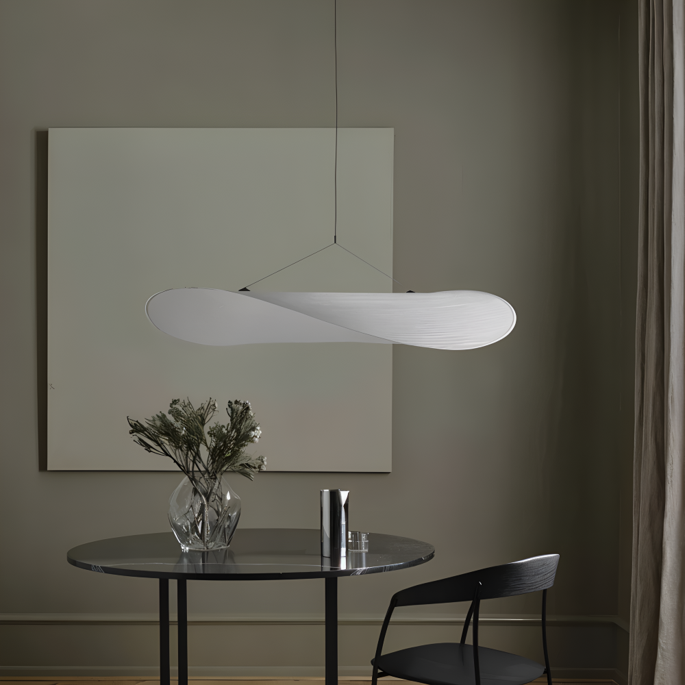 Moderne Handgemaakte LED Hanglamp Van Stof
