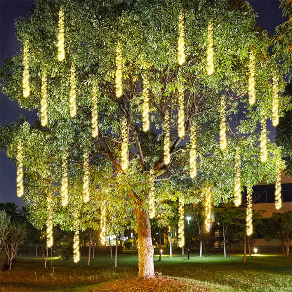 LED Kerstverlichting Voor Buiten Met Vallende Sneeuw Effect