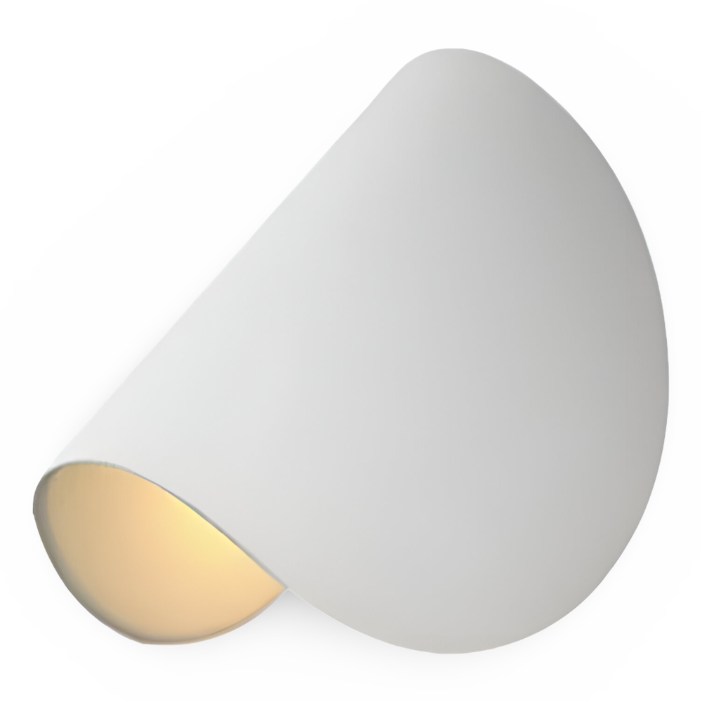 Draaibare Metalen Wandlamp In Curve Vorm