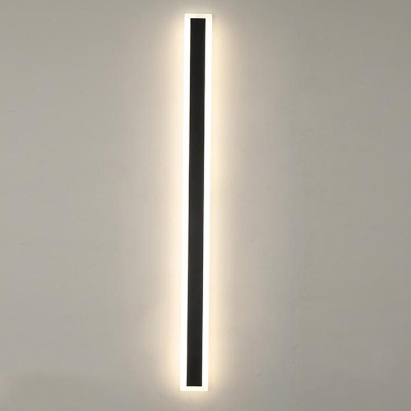 Moderne Rechthoekige LED Buitenlamp Met Bewegingssensor