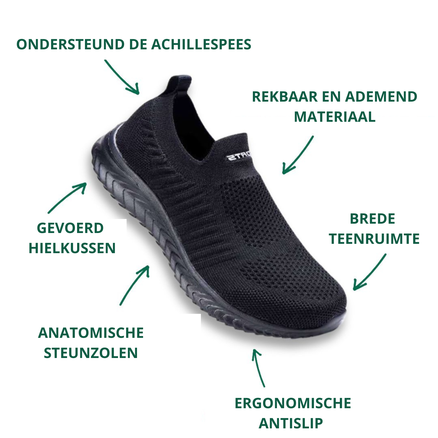 Orthopedische Slip-On Schoenen Voor Voetpijn En Comfort