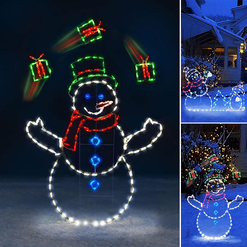 Speels Kerst Sneeuwbal LED Licht Voor Buiten Decoratie