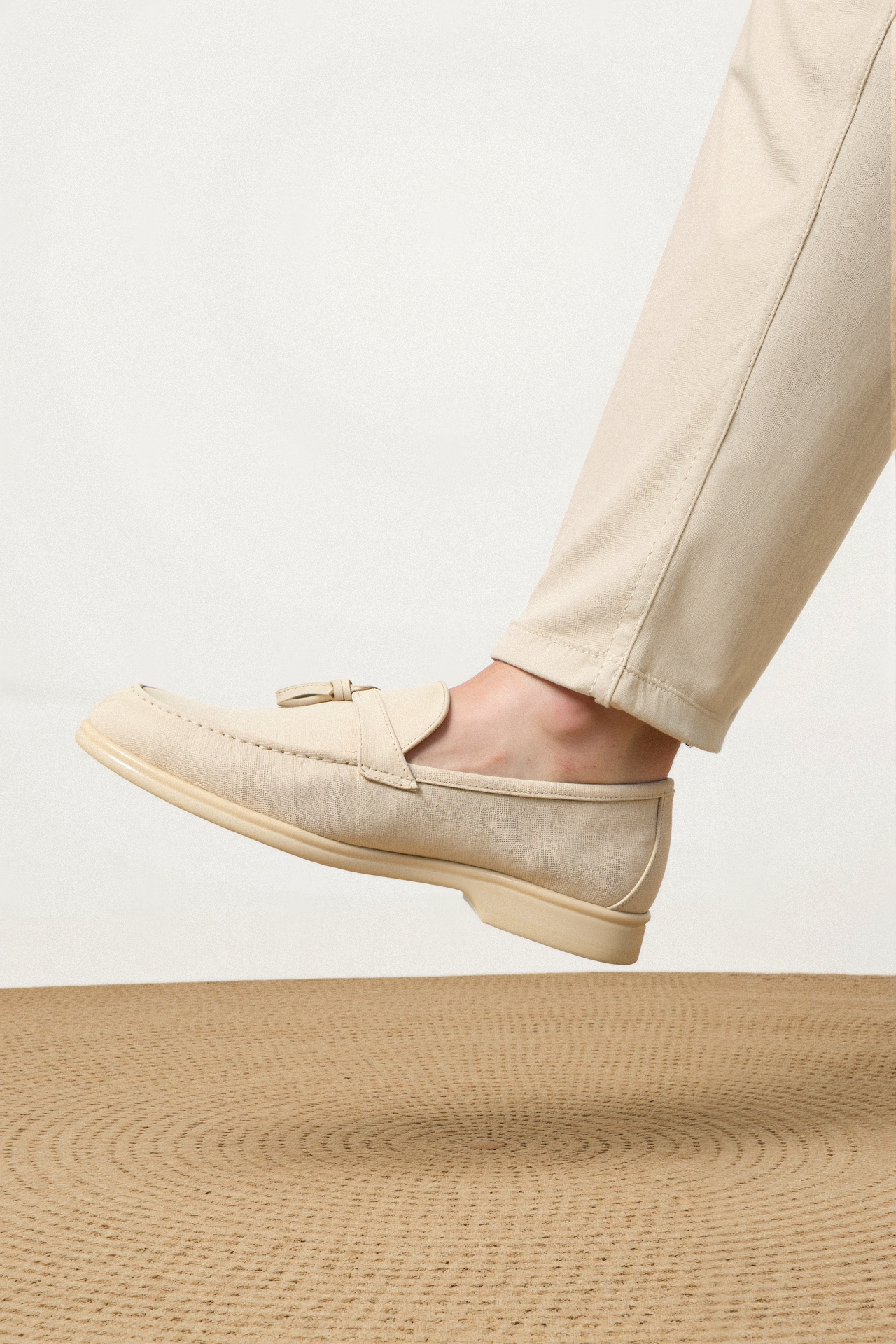 Heren Loafers Met Kwasten En Instapmodel