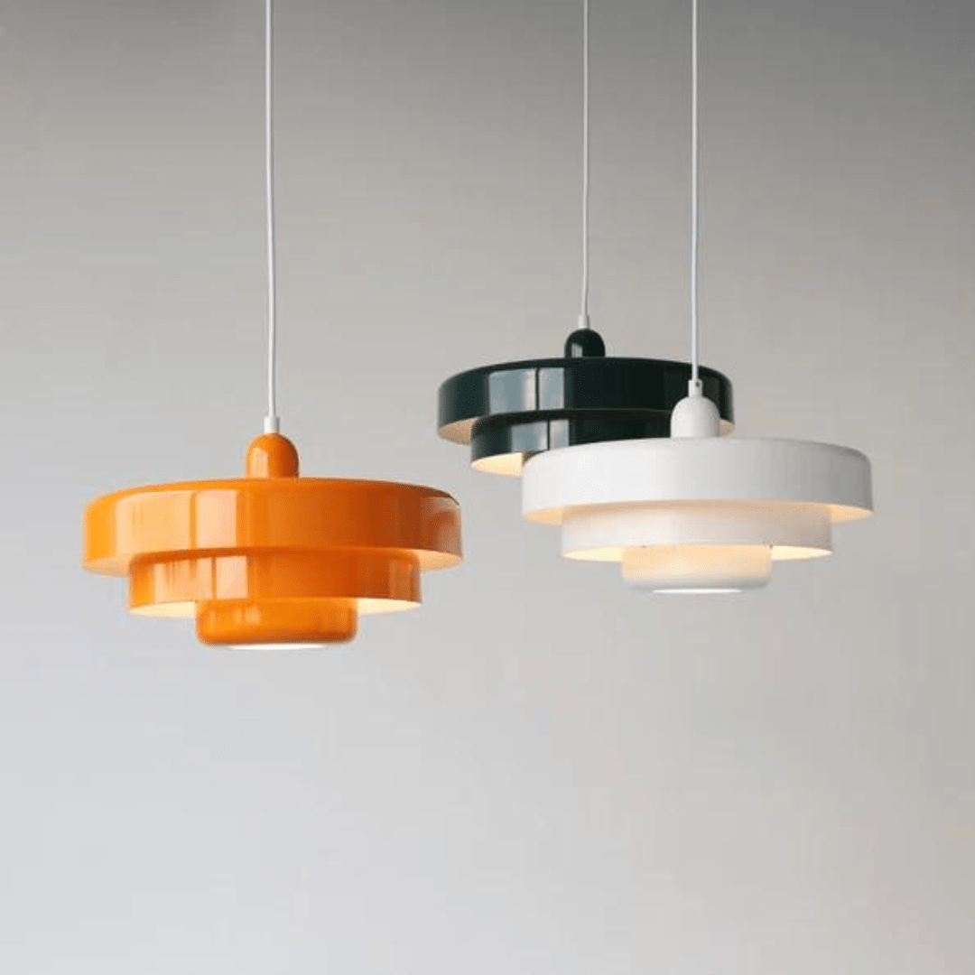 Vintage LED Hanglamp In Gelaagd Design