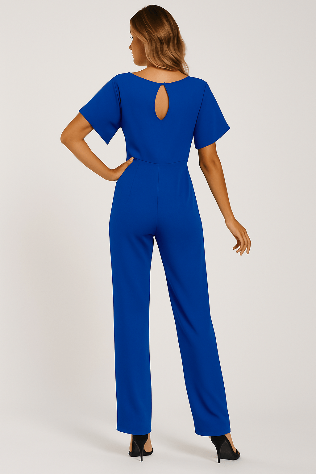 Elegante Jumpsuit Met Ceintuur Voor Dames