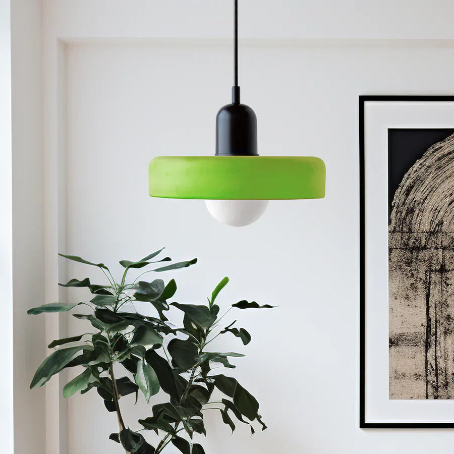 Scandinavische Hanglamp Met Glazen Afwerking