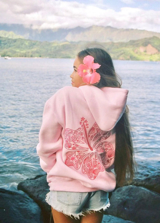 Silvia - Oversized Hoodie met Tropische Print