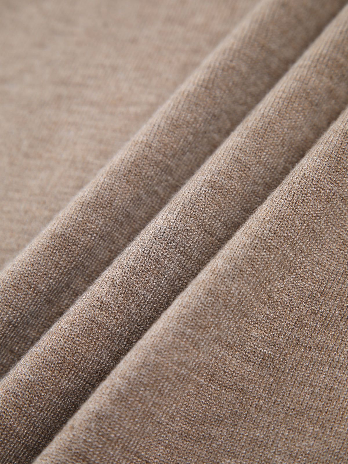 Dames Gebreide Sweater Met Collared V-neck Pasvorm