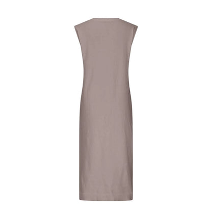 Gebreide Midi Jurk en Coltru Set voor Vrouwen