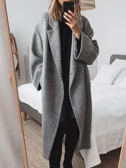 Stijlvolle Oversized Gevoerde Maxi Winterjas voor Vrouwen
