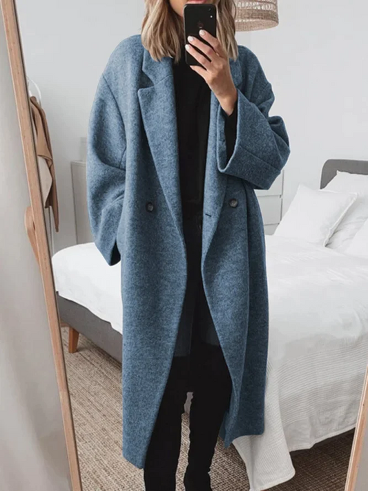 Stijlvolle Oversized Gevoerde Maxi Winterjas voor Vrouwen