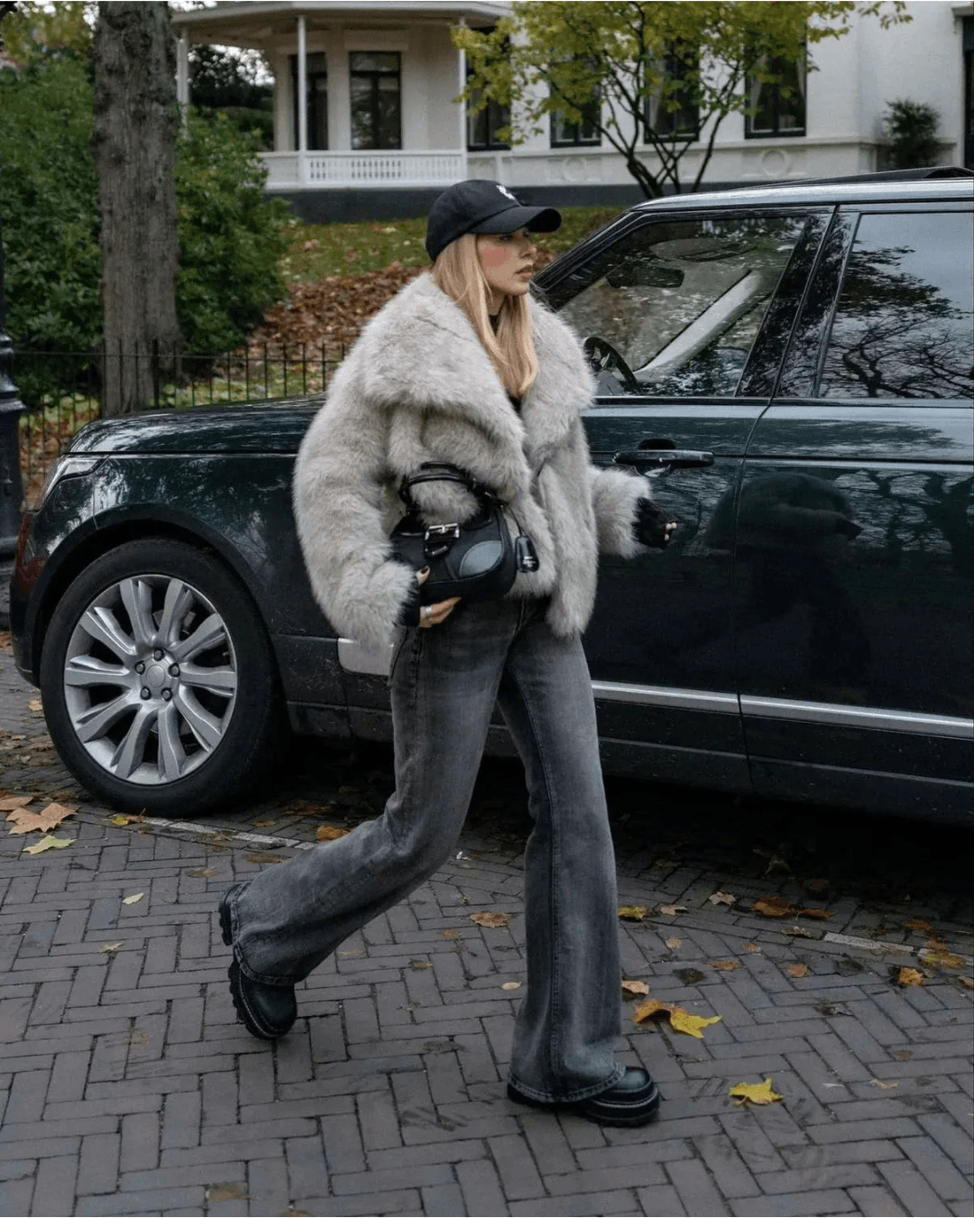Warm Oversized Dames Faux Fur Winterjas Met Zakken
