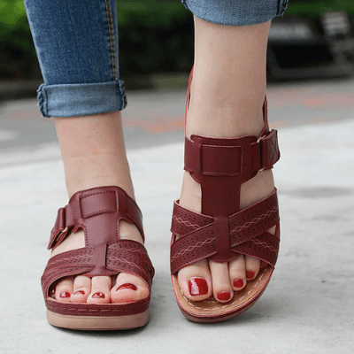 Elisa - Orthopedische sandalen met klittenbandsluiting