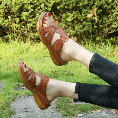 Elisa - Orthopedische sandalen met klittenbandsluiting