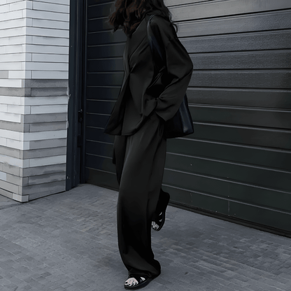 Fenna - Set met blazer en High waist pantalon voor dames