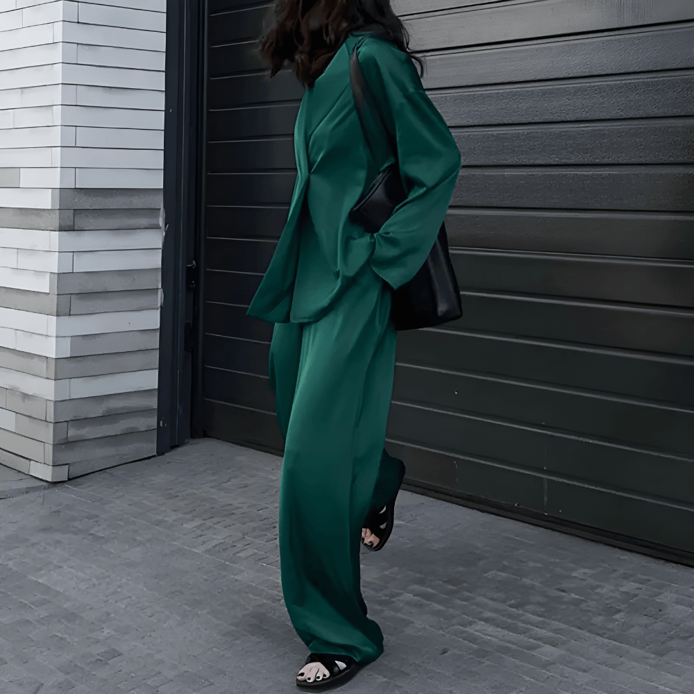 Fenna - Set met blazer en High waist pantalon voor dames