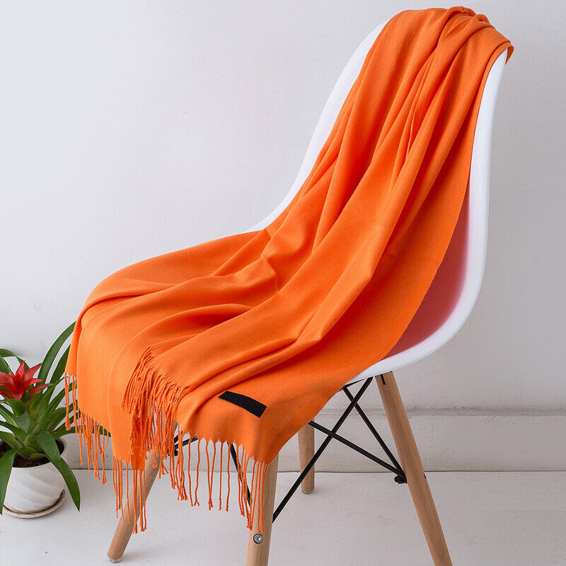 Elegante Winterse Zachte Sjaal met Extra Lange Franjes