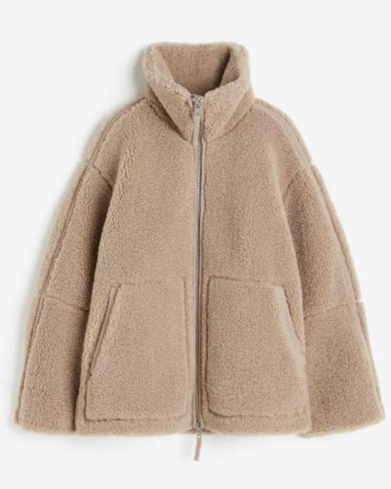 Warme Dames TEddy Fleece Jas