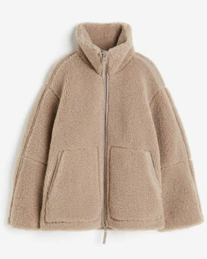 Warme Dames TEddy Fleece Jas