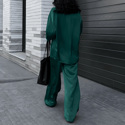 Fenna - Set met blazer en High waist pantalon voor dames