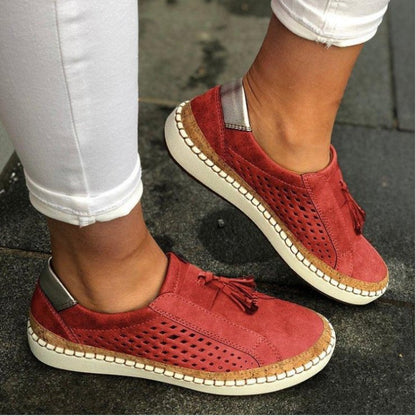 Basia - Sneakers met kwastje en instapdesign
