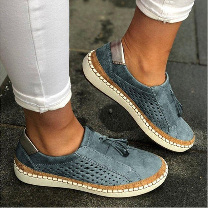 Basia - Sneakers met kwastje en instapdesign