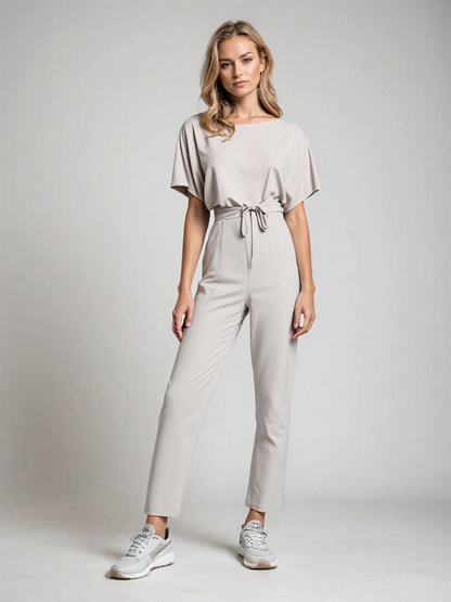 Annette - Jumpsuit met Korte Mouwen