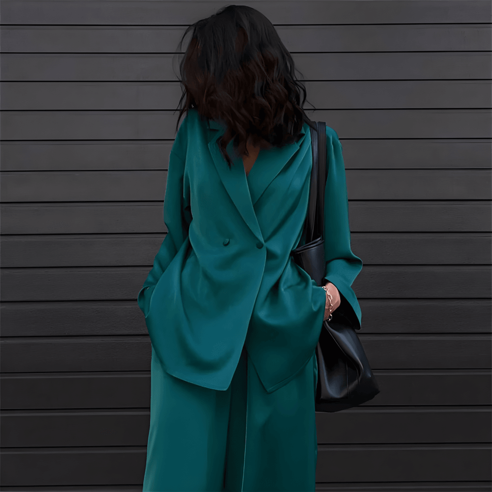 Fenna - Set met blazer en High waist pantalon voor dames