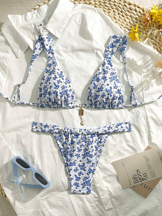 Vitalia - Triangel Bikiniset met bloemenprint