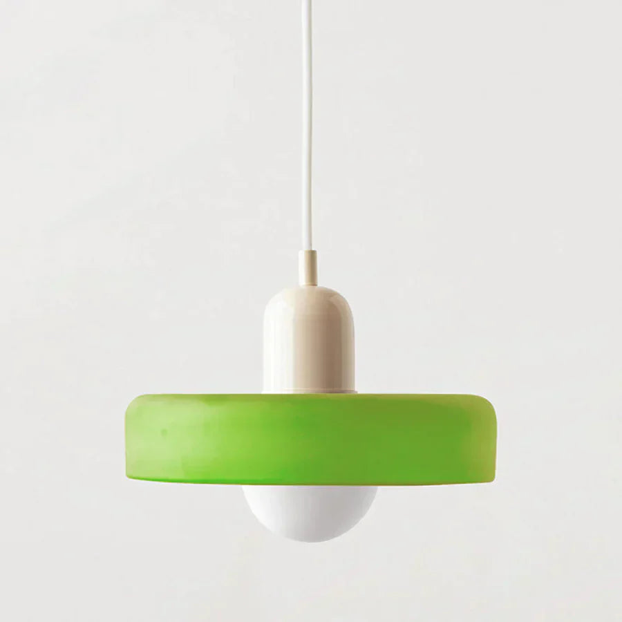 Scandinavische Hanglamp Met Glazen Afwerking