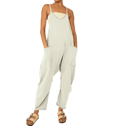 Ava - Loose Fit Jumpsuit met Spaghettibandjes voor Dames