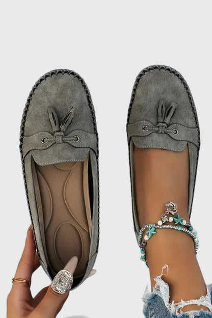 Comfortabele Loafers Met Kwastjes En Antislip Zool Voor Dames