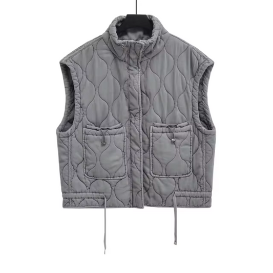 Nevelisse - Gewatteerde Mouwloze Katoenen Bodywarmer voor Vrouwen