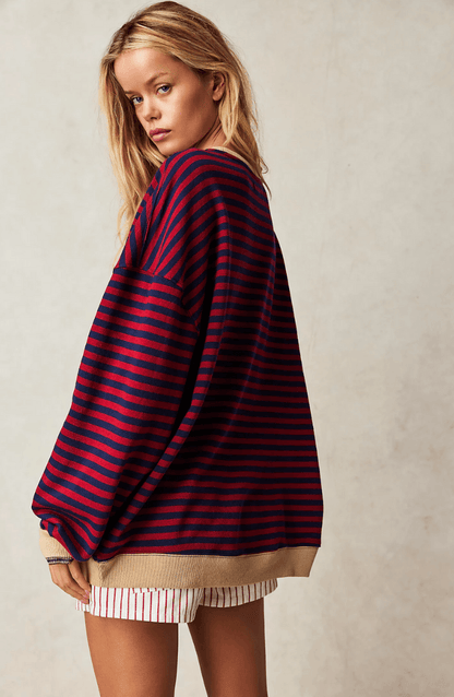 MAYA - Gestreepte Oversized Trui