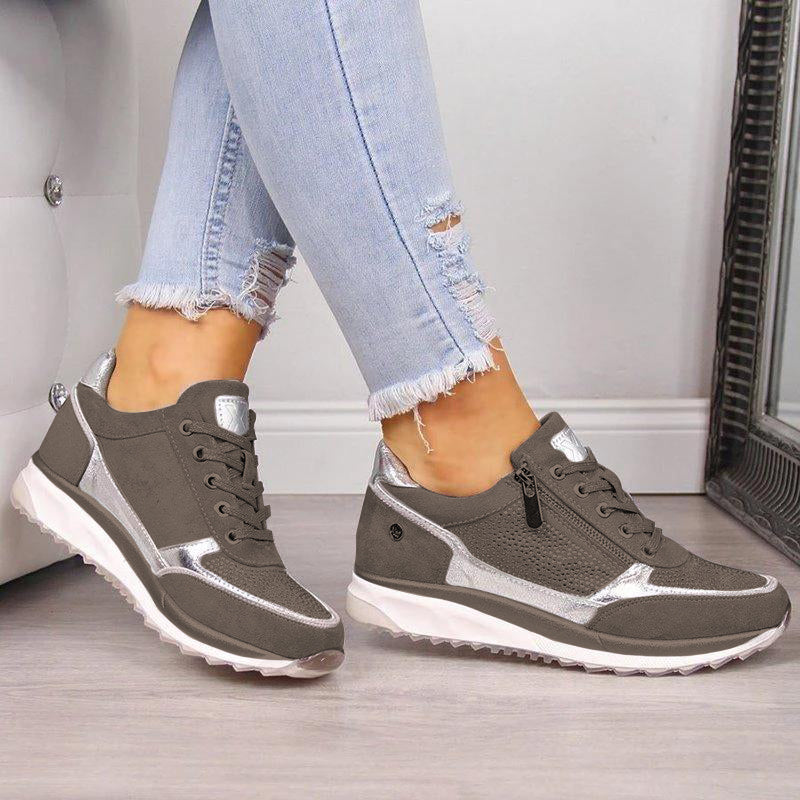 Sibylle - Orthopedische Sneakers Met Zijrits voor Dames