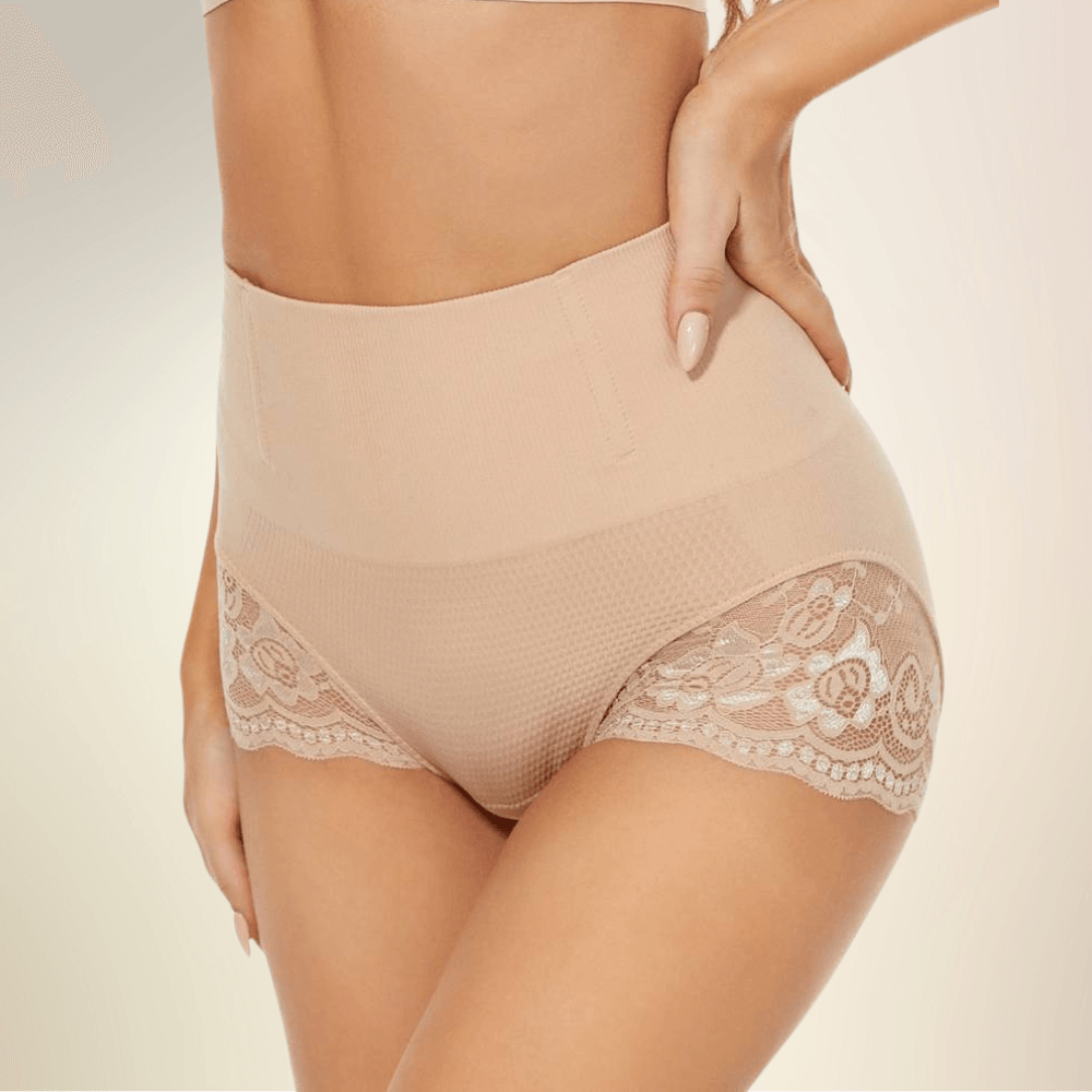 Lara - High Waist Corrigerende Slip met Kant