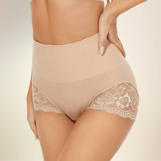 Lara - High Waist Corrigerende Slip met Kant