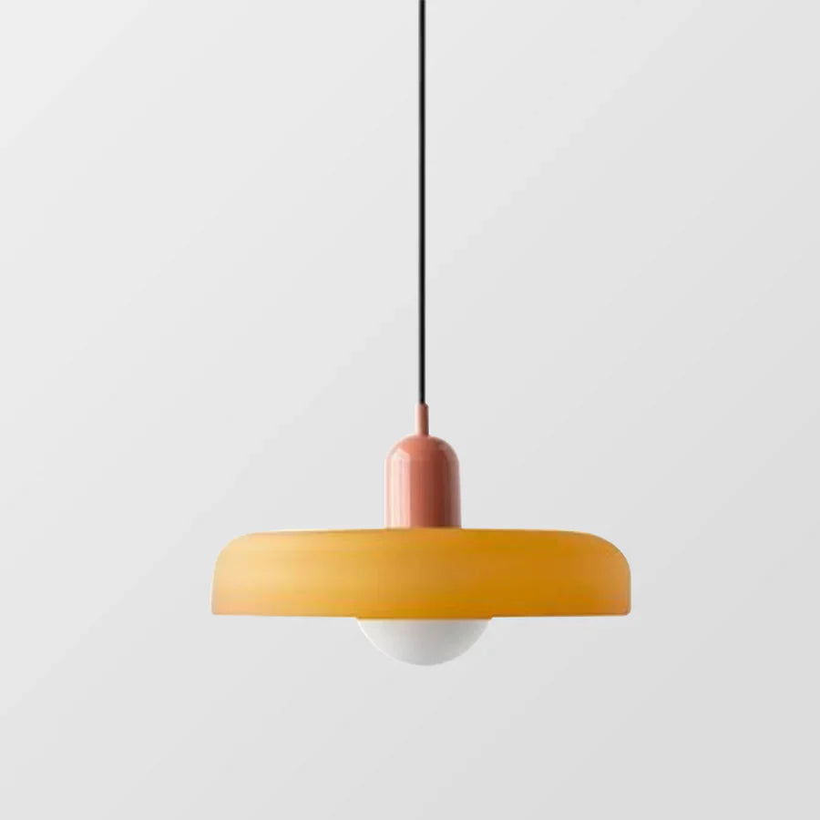 Scandinavische Hanglamp Met Glazen Afwerking