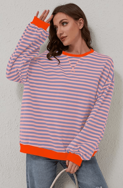 MAYA - Gestreepte Oversized Trui