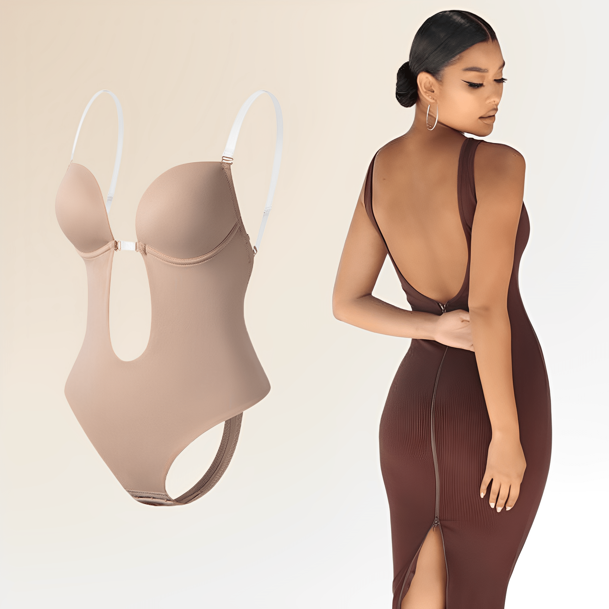 Annika - Rugloze Bodysuit Shapewear voor dames