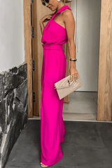 Marleen - Classy Jumpsuit met Off-Shoulder Design en Luxueuze Look voor Dames