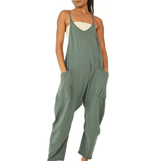 Ava - Loose Fit Jumpsuit met Spaghettibandjes voor Dames