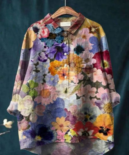 Noretta - Blouse met bloemenprint voor dames